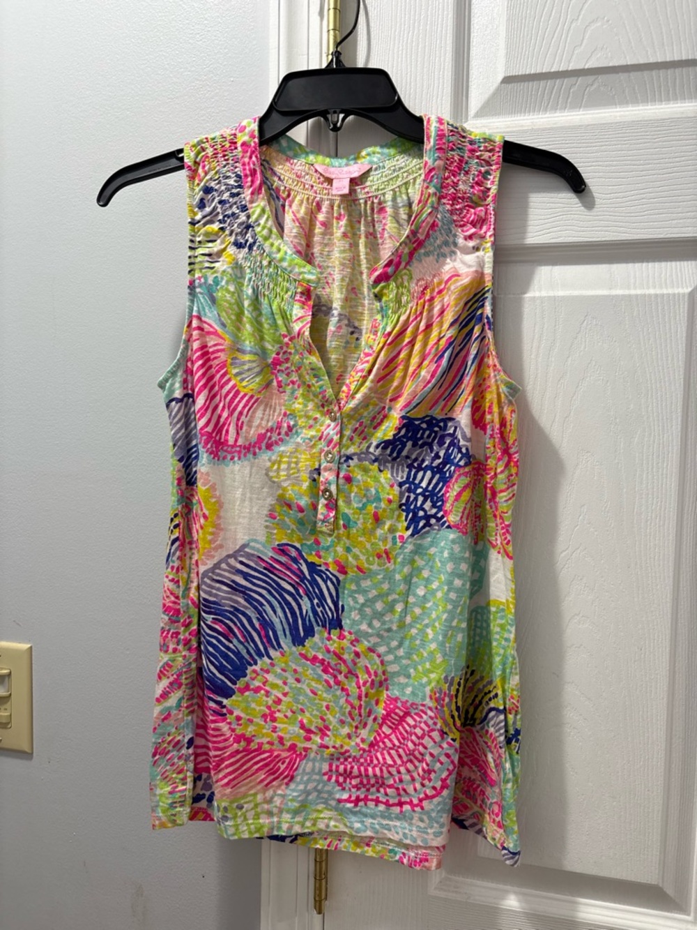 Lilly Pulitzer Essie Top Roar Of The Seas Size Medium